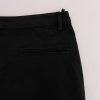 Chic Black Slim Fit Cotton Stretch Pants - Image 5