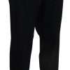 Elegant Slim Fit Wool Blend Trousers - Image 2