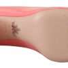 Elegant Square Toe Pink Heels - Image 2