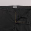 Elegant Slim-Fit Gray Cotton Trousers - Image 4