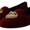 Bordeaux Velvet Devotion Loafers - Image 2