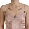 Elegant Pink Silk Lingerie Top - Image 4
