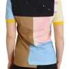 Patchwork Print Cotton Crewneck Tee - Image 2