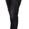 Chic Black Low Waist Skinny Jeans - Image 2