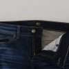 Chic Low Waist Denim Pants in Blue - Image 4