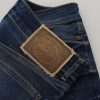 Chic Low Waist Denim Pants in Blue - Image 5