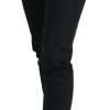 Chic Low Waist Black Skinny Jeans - Image 2