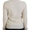 Ivory Turtleneck Wool Blend Sweater - Image 3