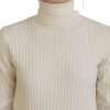 Ivory Turtleneck Wool Blend Sweater - Image 4