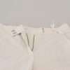 Elegant High Waist Tapered White Pants - Image 4