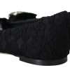 Elegant Floral Lace Flat Vally Shoes - Image 4