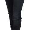 Sleek Black Washed Slim Fit Denim - Image 2