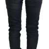 Sleek Black Washed Slim Fit Denim - Image 3