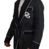Elegant Silk-Lined Robe Jacket - Image 2
