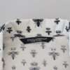 Elegant Silk Pajama Top with Crown Bee Print - Image 7