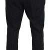 Elegant Striped Chino Dress Pants - Image 3