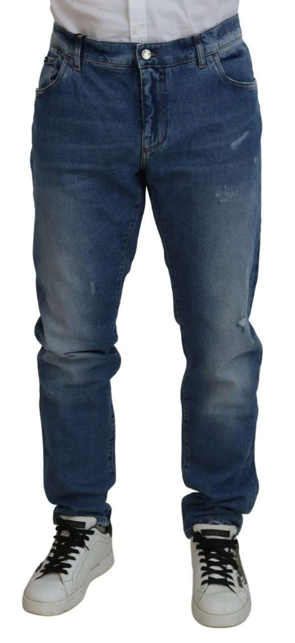 Exquisite Italian Skinny Denim Jeans - Image 2