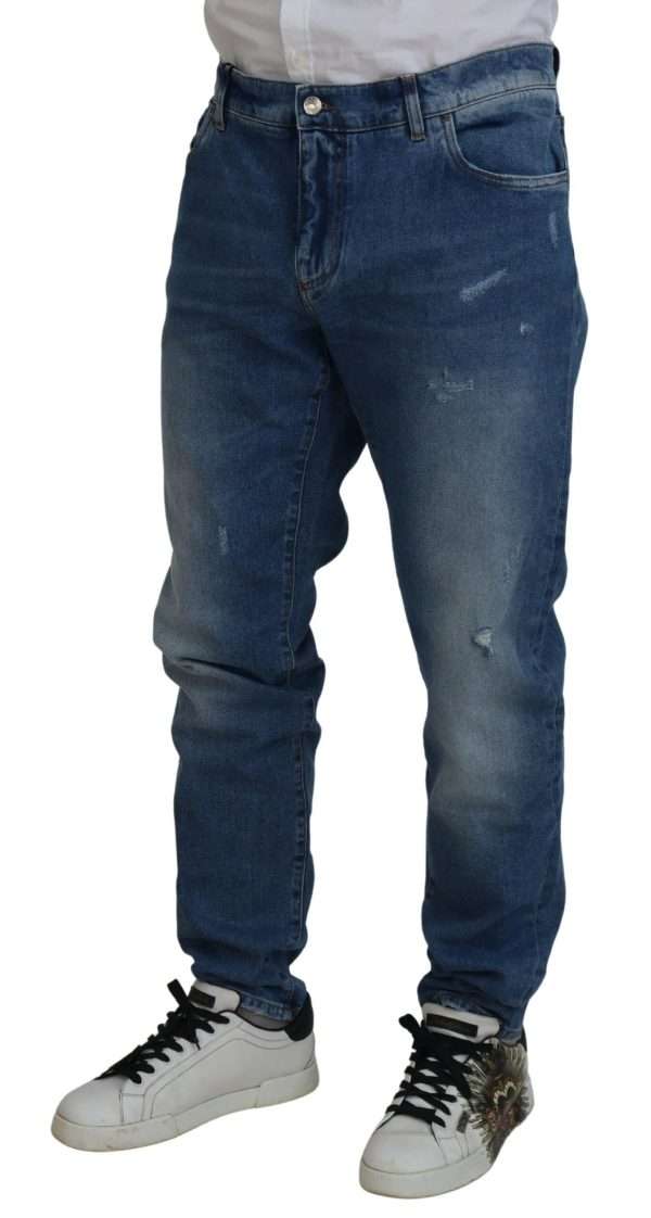 Exquisite Italian Skinny Denim Jeans - Image 3