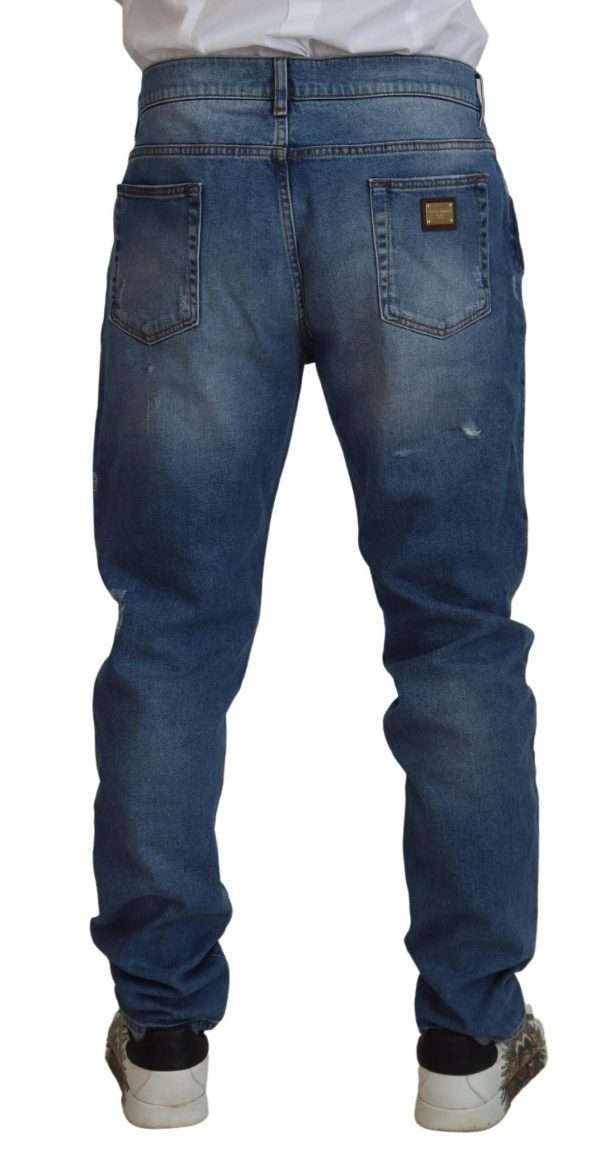 Exquisite Italian Skinny Denim Jeans - Image 4