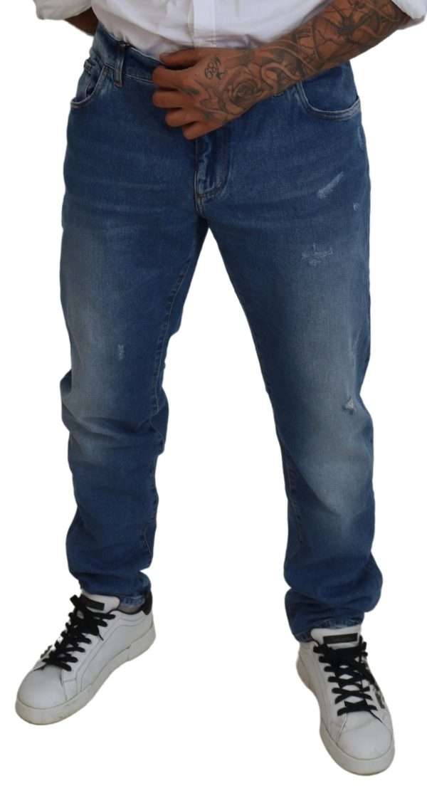 Exquisite Italian Skinny Denim Jeans - Image 5