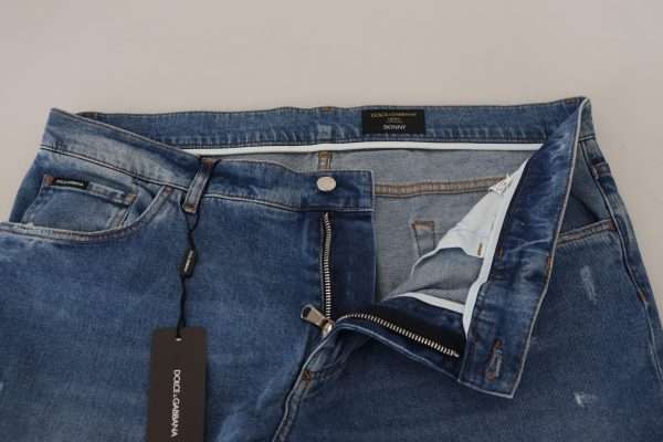 Exquisite Italian Skinny Denim Jeans - Image 6