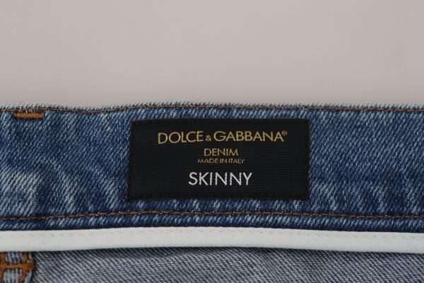 Exquisite Italian Skinny Denim Jeans - Image 7