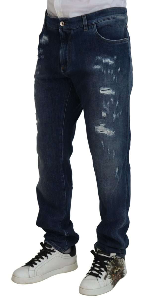Elegant Skinny Blue Jeans - Image 2