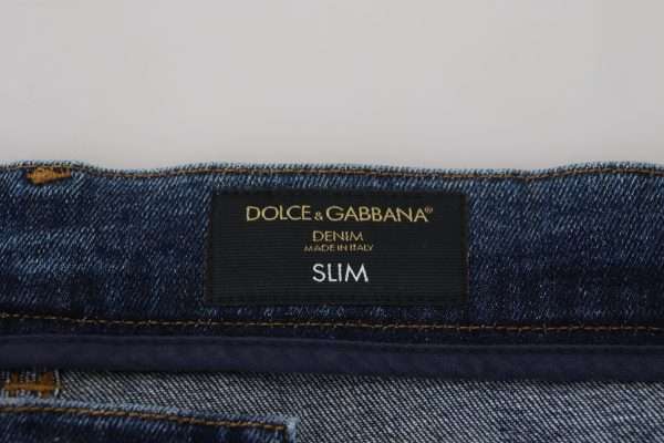 Elegant Skinny Blue Jeans - Image 6