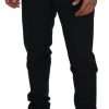 Elegant Black Dress Pants from Virgin Wool Blend - Image 4