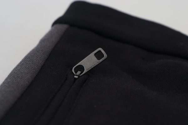 Elegant Black Jogger Pants in Luxe Wool Blend - Image 7