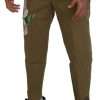 Exquisite Floral Beige Chino Pants - Image 4