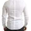 Italian Designer Slim Fit Tuxedo Shirt - Image 3