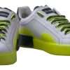 Sleek Portofino Low Top Leather Sneakers - Image 3