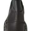 Elegant Black Ankle Stretch Slip On Boots - Image 4