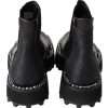 Elegant Black Ankle Stretch Slip On Boots - Image 6