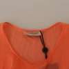 Elegant Coral Maxi Dress with Short Sleeves - Image 5