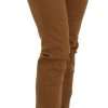 Chic Mid Waist Skinny Cotton Pants - Image 2