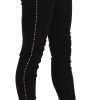 Chic Mid Waist Skinny Black Denim - Image 2