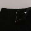 Chic Mid Waist Skinny Black Denim - Image 5