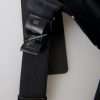 Elegant Silk Black & White Polka Dot Cummerbund - Image 3