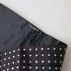 Elegant Silk Black & White Polka Dot Cummerbund - Image 4