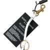 Chic Black and Gold Designer Keychain - Image 2