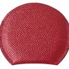 Chic Red Leather Hand Mirror Holder - Image 3