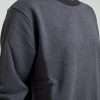 Elegant Dark Gray Crew Neck Sweater - Image 2
