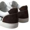 Sleek White Leather Casual Sneakers - Image 3