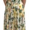 Elegant Silk Floral Maxi Dress - Image 4