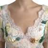 Elegant Floral Print Silk Blouse - Image 3
