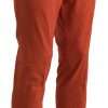Elegant Orange Pure Cotton Pants - Image 2