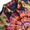Multicolor Silk Button-Down Casual Shirt - Image 6