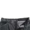 Elegant Dark Grey Straight Denim Jeans - Image 4
